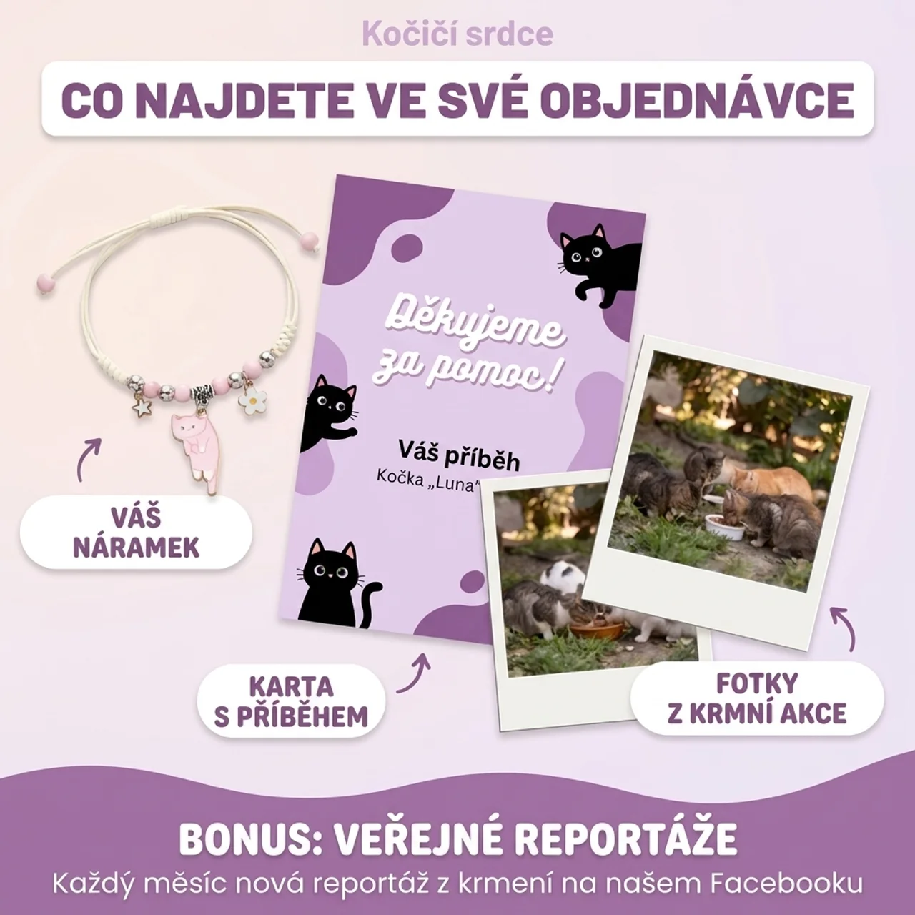 Náramek - Růžový úsvit